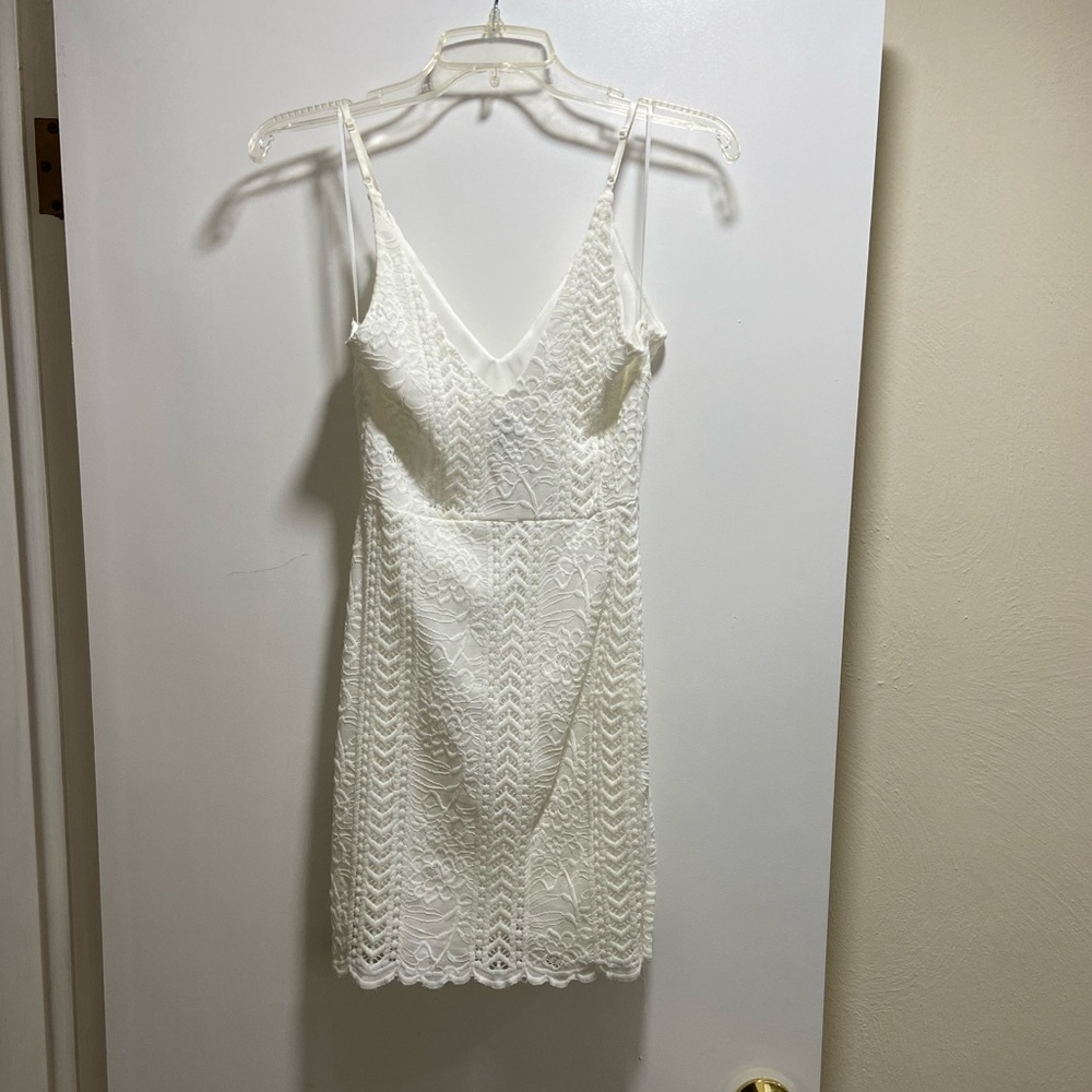 Windsor White Mini Dress. Medium. Worn Once.